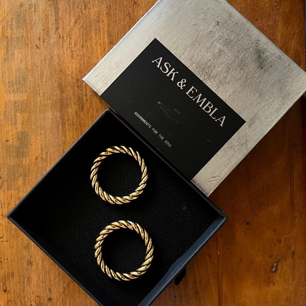 Ask and Embla Rope Hoop Hangers
